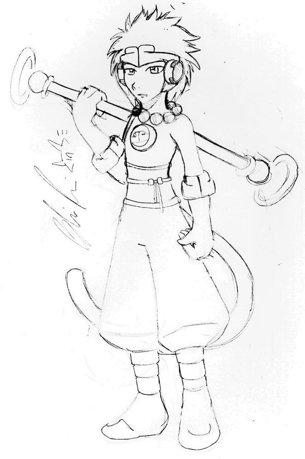 Son Goku EXE by Lezithian on DeviantArt