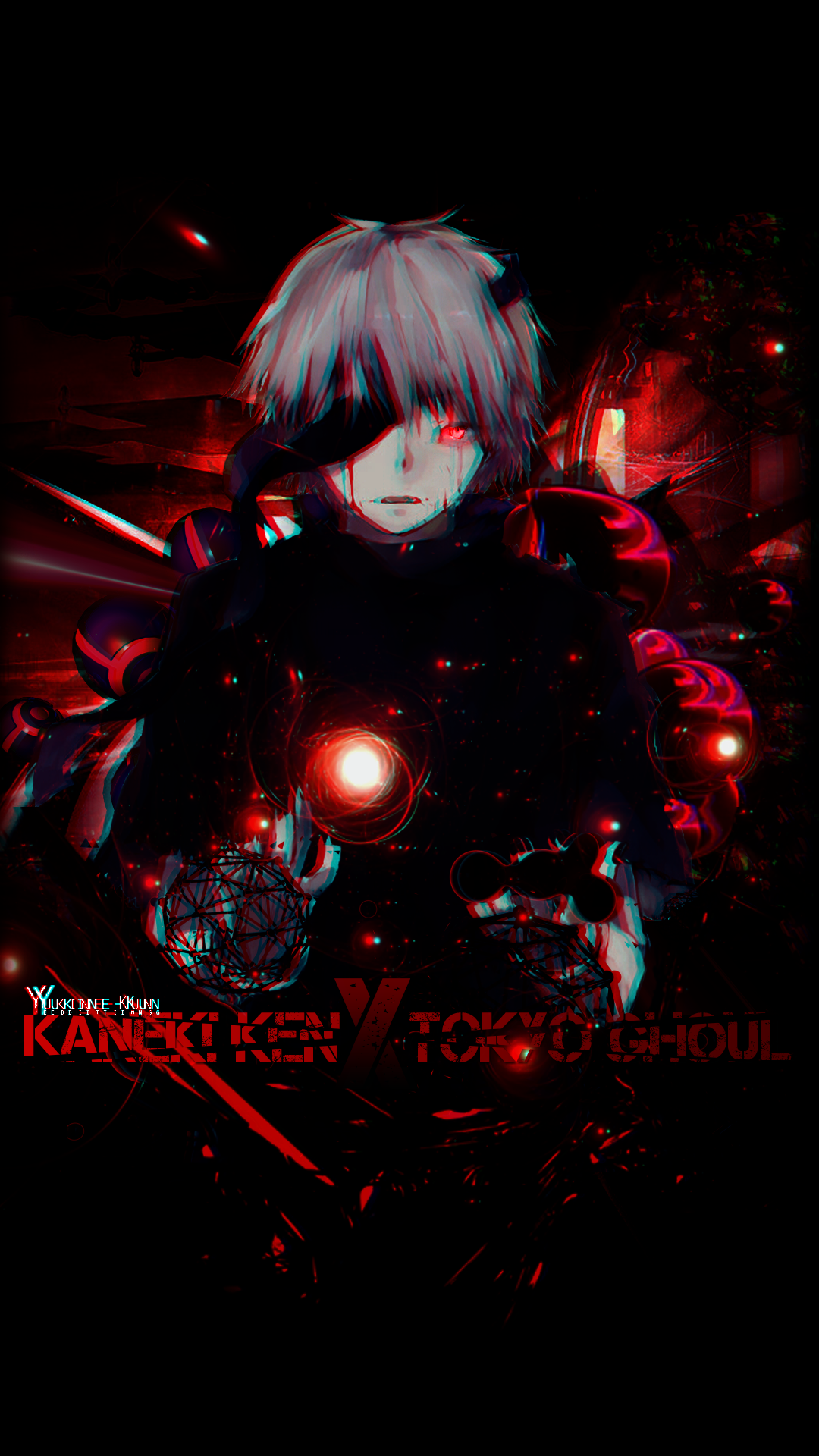 Tokyo Ghoul Cellphone Wallpaper Ver B by Animatixsanimatixian on