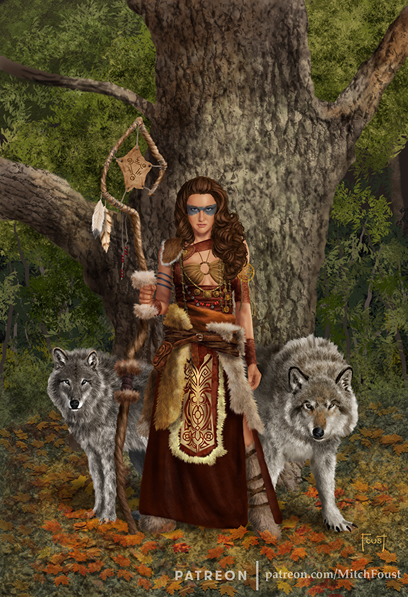 Wolf Shaman by MitchFoust on DeviantArt