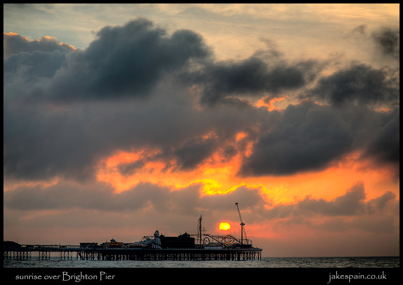 Sunrise over Brighton Pier