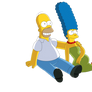 The Simpsons - Homer and Marge