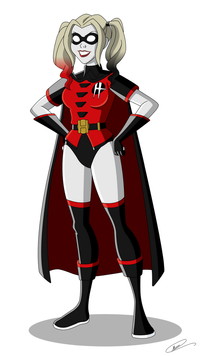 Harley Quinn as Robin by Matt-Thornton on DeviantArt