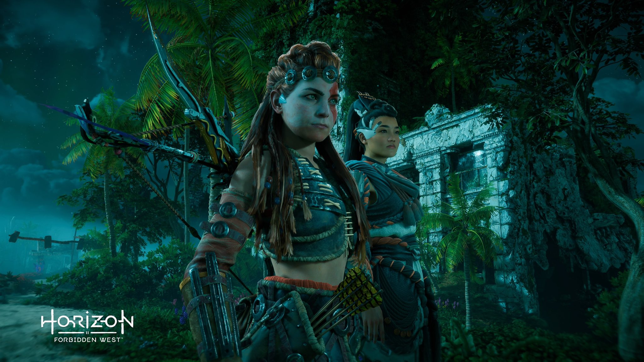 Horizon Forbidden West - Aloy and Seyka Gazing