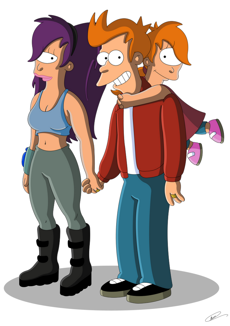 Deviantart Fry Futurama - Fry, Leela and Elena by Matt-Thornton on DeviantArt