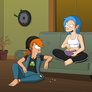 Futurama - Teen Elena and Luna Hanging Out