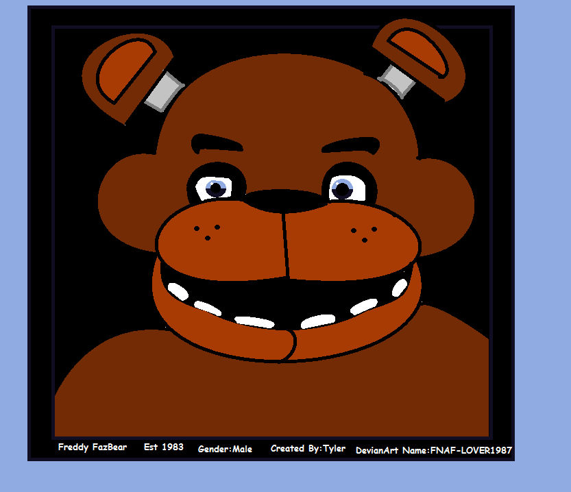 FREDDY FAZBEAR by FNAF-LOVER1987 on DeviantArt