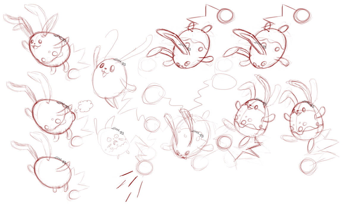 Lny Rabbit Arc LNY-Rabbit Jan2023 sketch2 by CiranDraws on DeviantArt