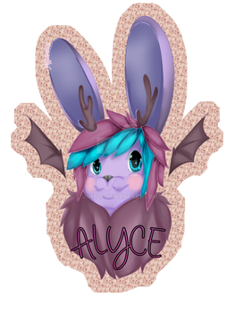 Alyce - Fursona Badge