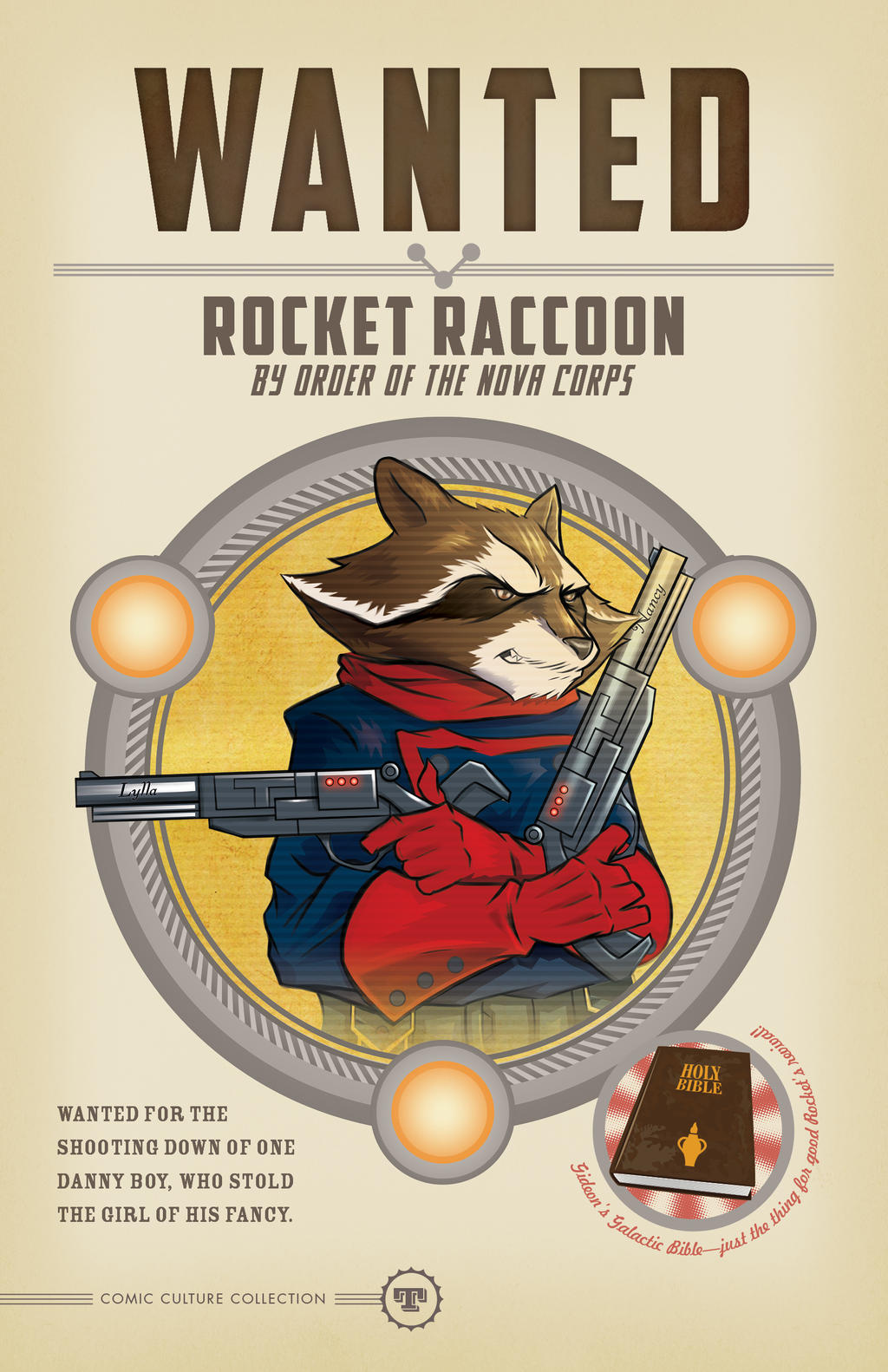 Rocket Raccoon WANTED