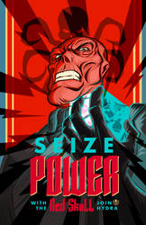 Red Skull Hydra recruitment poster