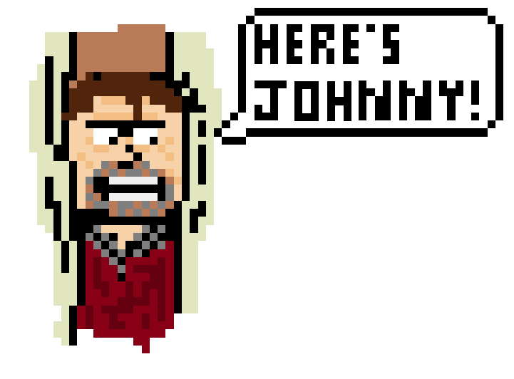 The Shining Here S Johnny Pixel Art By Morbidturtle On Deviantart