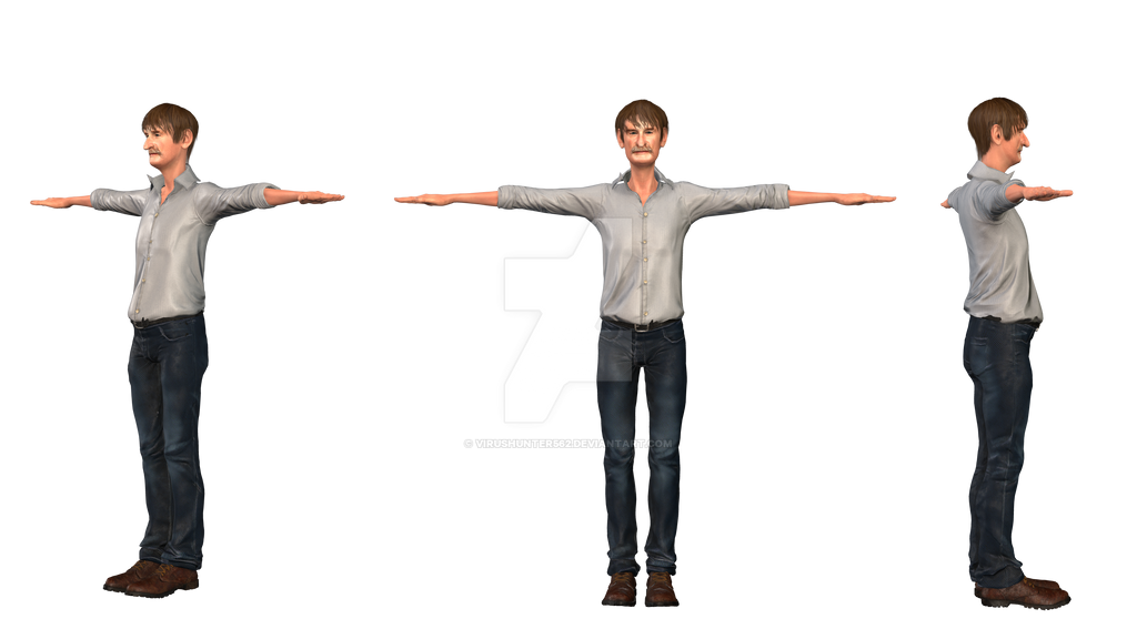 3D Character Render by Virushunter562 on DeviantArt