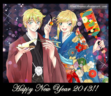 Fanart  Young Force happy new year 2013!!