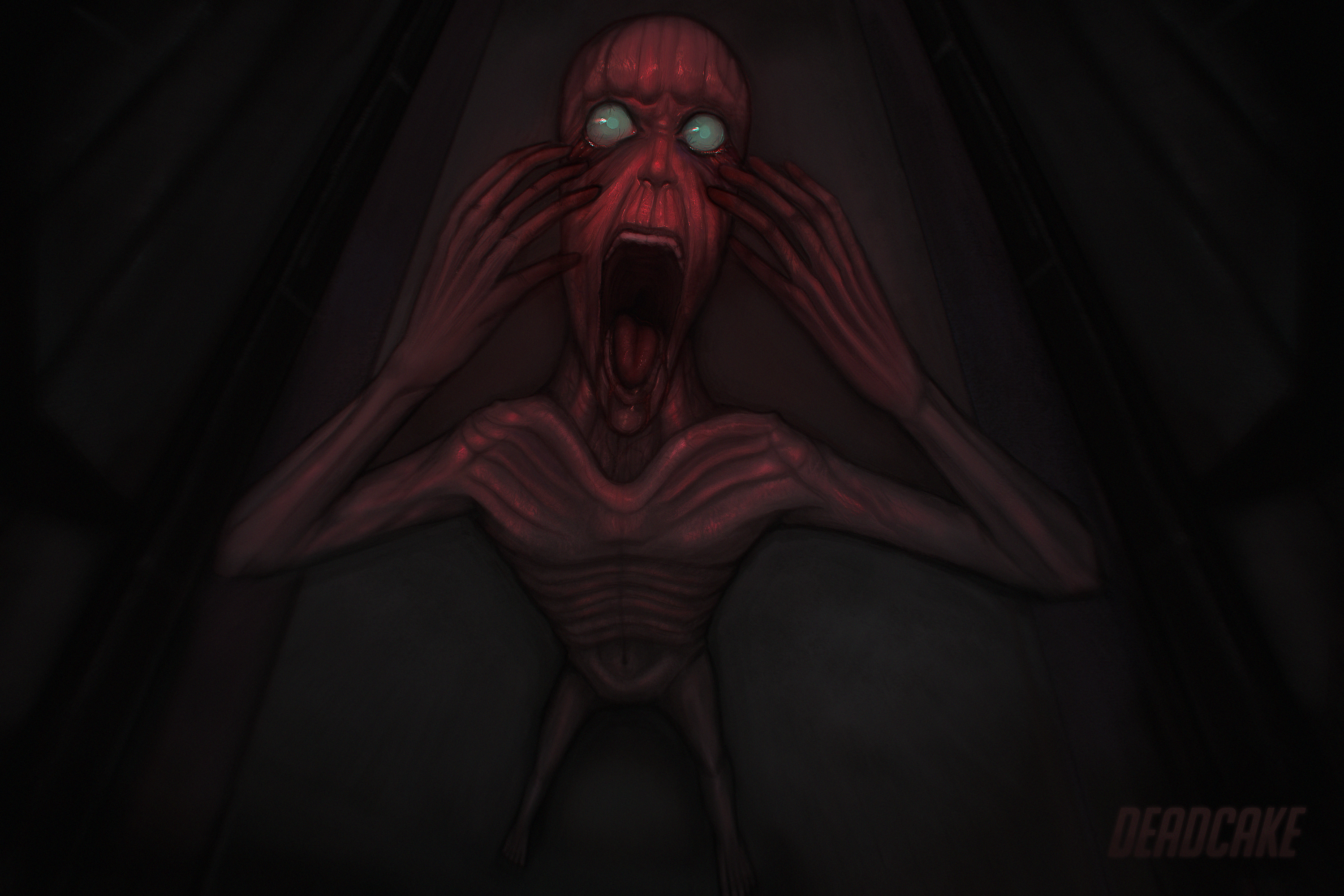 SCP - 096 ( The Shy Guy ) by Michael-arts on DeviantArt