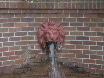Stock Lion Fountain