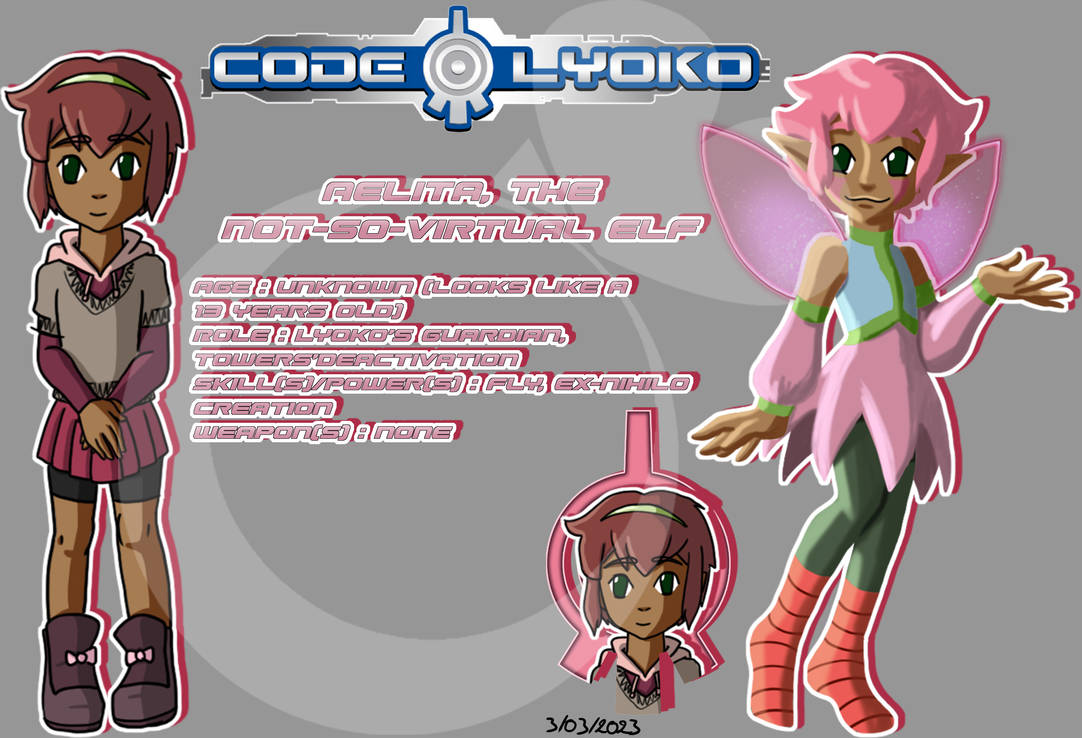 Redesign - Code Lyoko - Aelita, more than AI by silena33 on DeviantArt