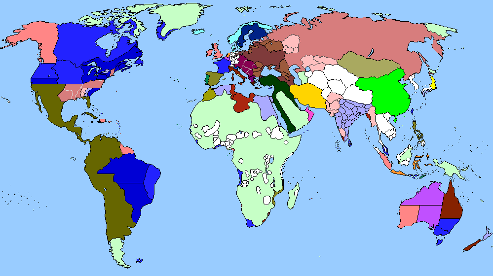 World Map - 1840