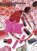 Fellfische - Pink Handbag Postcard