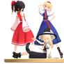 MMD Trophy: Nigamon Alice and Reimu