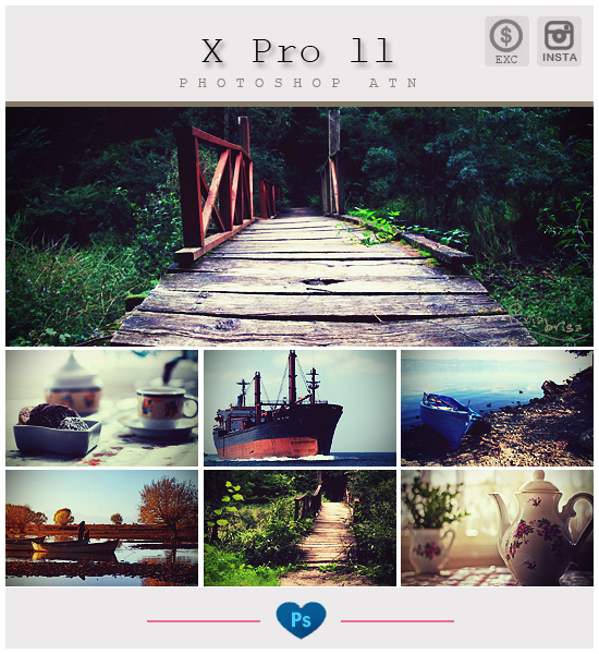 Instagram X Pro ll - Photoshop Action