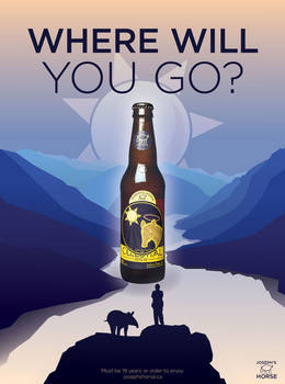 Joseph's Horse Beer ad concept - Where Will You Go