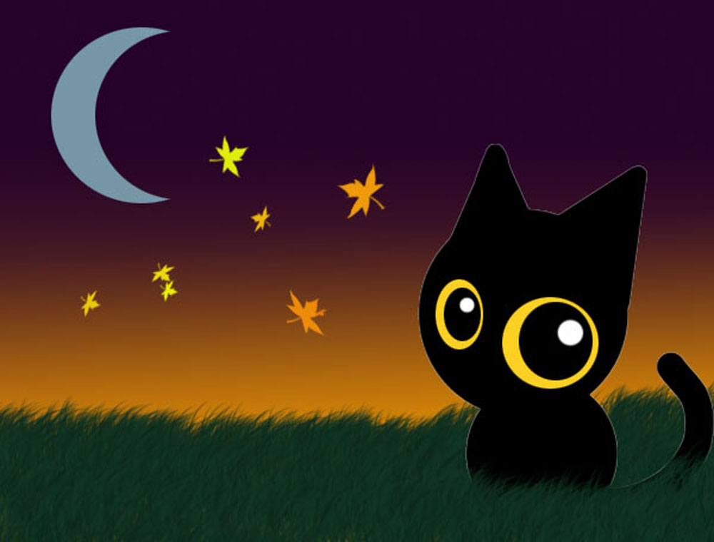 Black Cat Wallpaper Larger by SnowyWolfsKiss on DeviantArt Black Cat Wallpaper Larger by SnowyWolfsKiss on DeviantArt