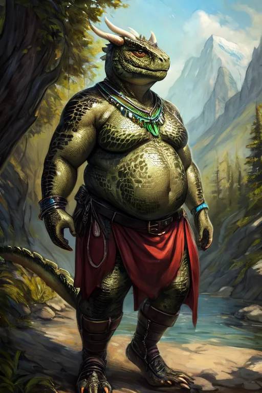 Argonian Ranger Chunky argonian #1 by XLAR8 on DeviantArt