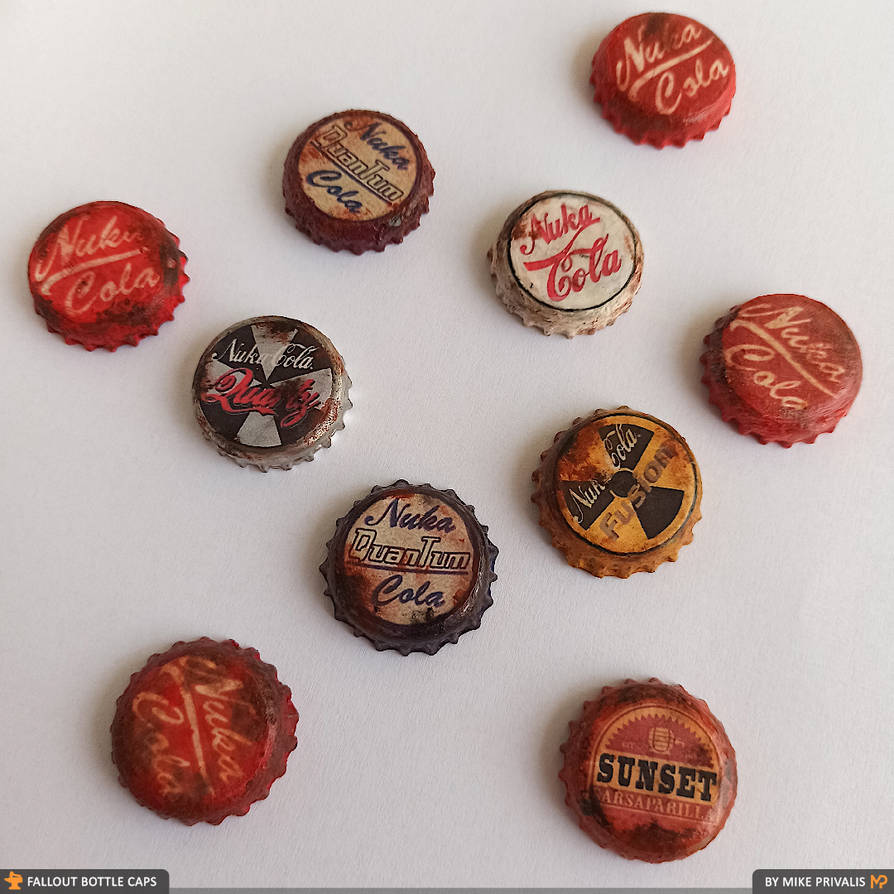[Craft] Fallout Bottle Caps by MikePrivalis on DeviantArt