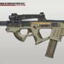 [Inkscape] Krig and Seryan Type 312 Submachine Gun