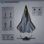 [Affinity] J41I 'Astranos' Multirole Stealth Jet by MikePrivalis