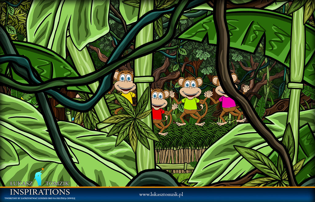 Cartoon Monkey Jungle By Lukasztomzik On DeviantArt