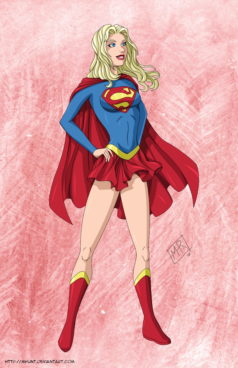 Supergirl posing 3 -commission