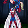 Superwoman vs Supergirl commis
