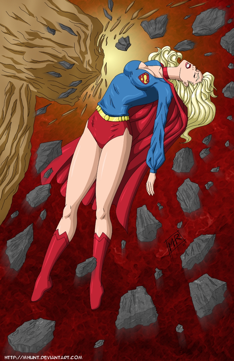 Supergirl vs Clayface 1 -commi