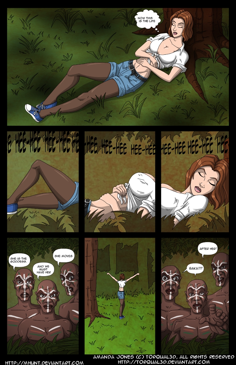 Amanda Jones in the Jungle p1 - commission