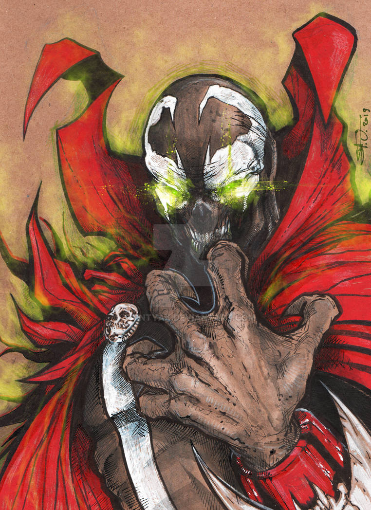 SPAWN traditional art by SaintYak on DeviantArt