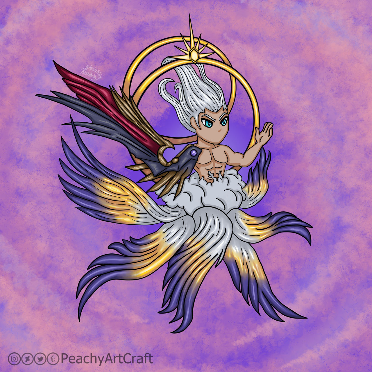 Sephiroth Final Form by PeachyArtCraft on DeviantArt