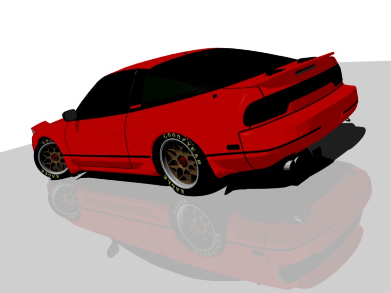 Nissan 240SX 3d model