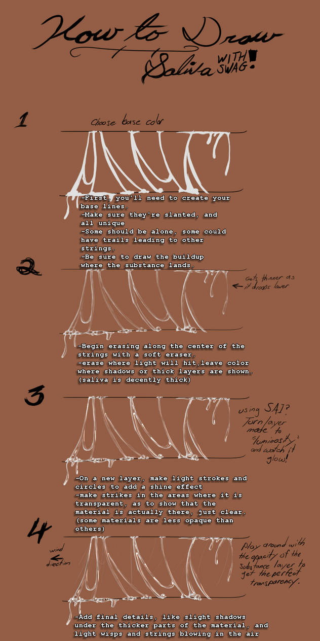 How To Draw Saliva With Swag By Envythisroadrunner On Deviantart How To Draw Saliva With Swag By Envythisroadrunner On Deviantart