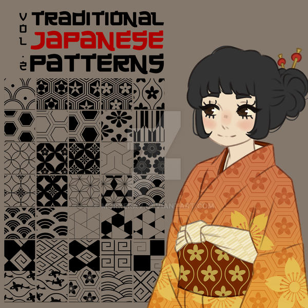 Traditional Japanese Patterns vol.2 by Morkerav on DeviantArt