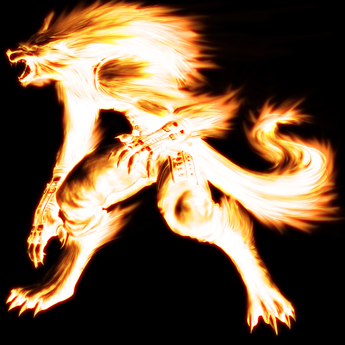 Fire WereWolf by Gaidenninjacat on DeviantArt