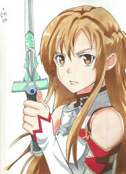 Asuna drawing