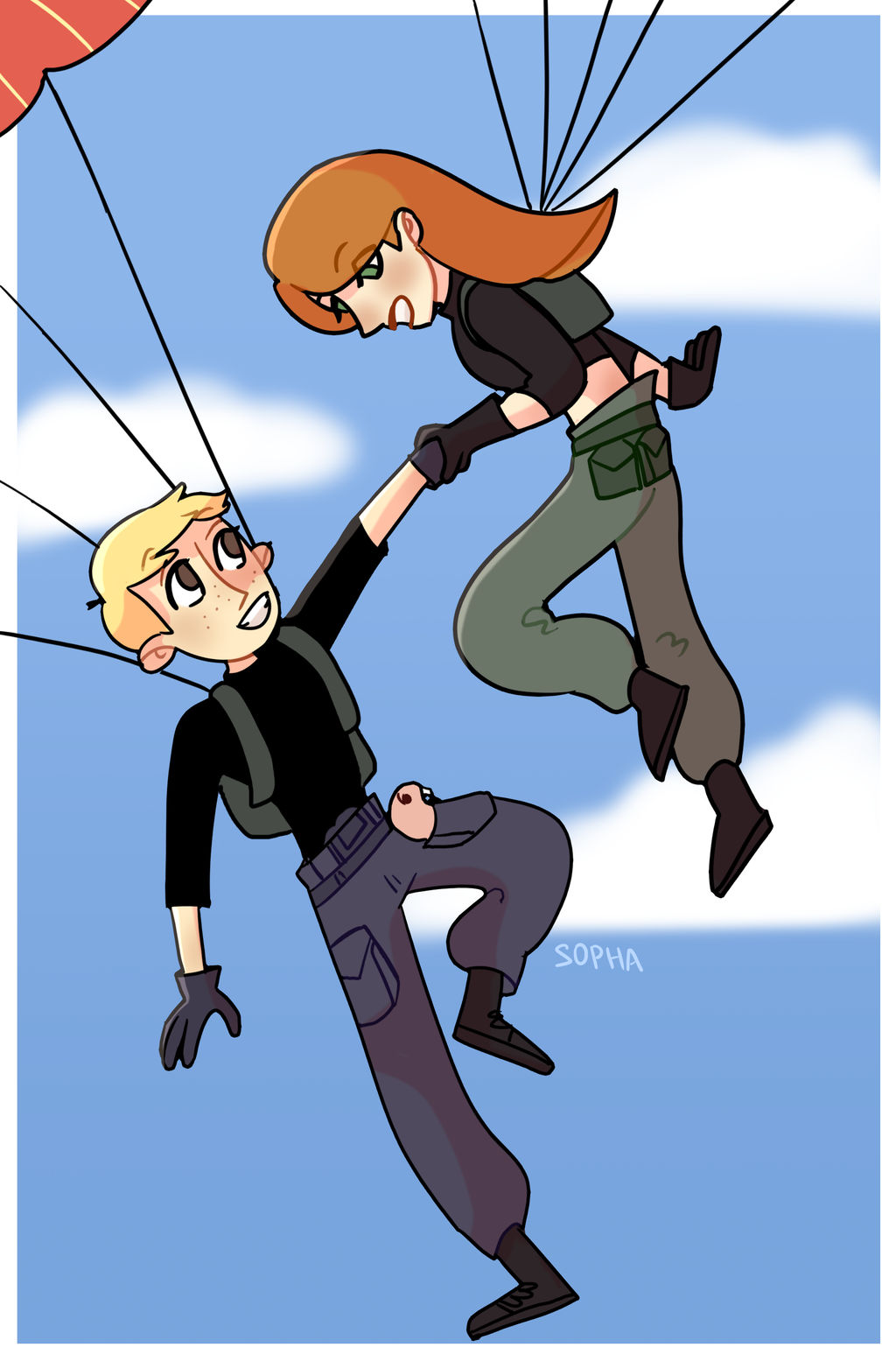 Kim Possible Ron Rapper Deviantart Kim Possible and Ron Stoppable by Sophaaa on DeviantArt