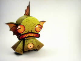 CheeBee Paper-Toy: FishBoi