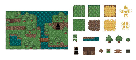 Tileset Image 16x16 tileset by supahbuttahtoast on DeviantArt