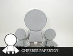 CheeBee Papertoy by supahbuttahtoast
