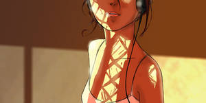 Speedpainting: Girl With Headphones