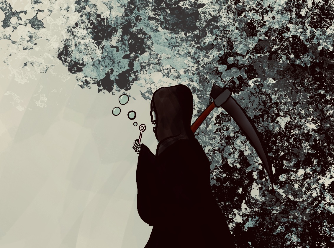 Death Blowing Bubbles by iamherefornoreasonal on DeviantArt