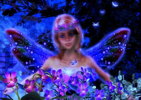 Blue Night Fairy