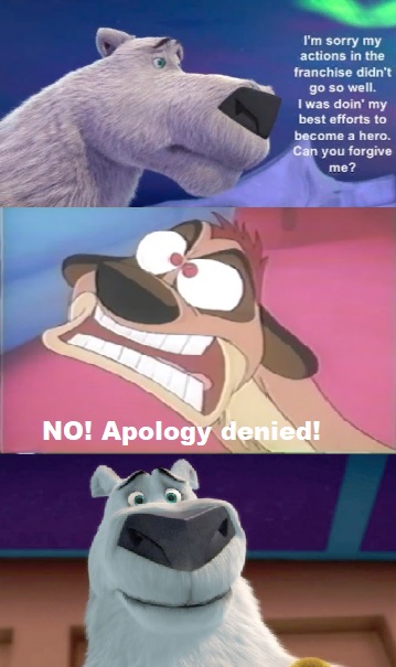 Timon denies Norm's apology by ChavoIsCutie on DeviantArt